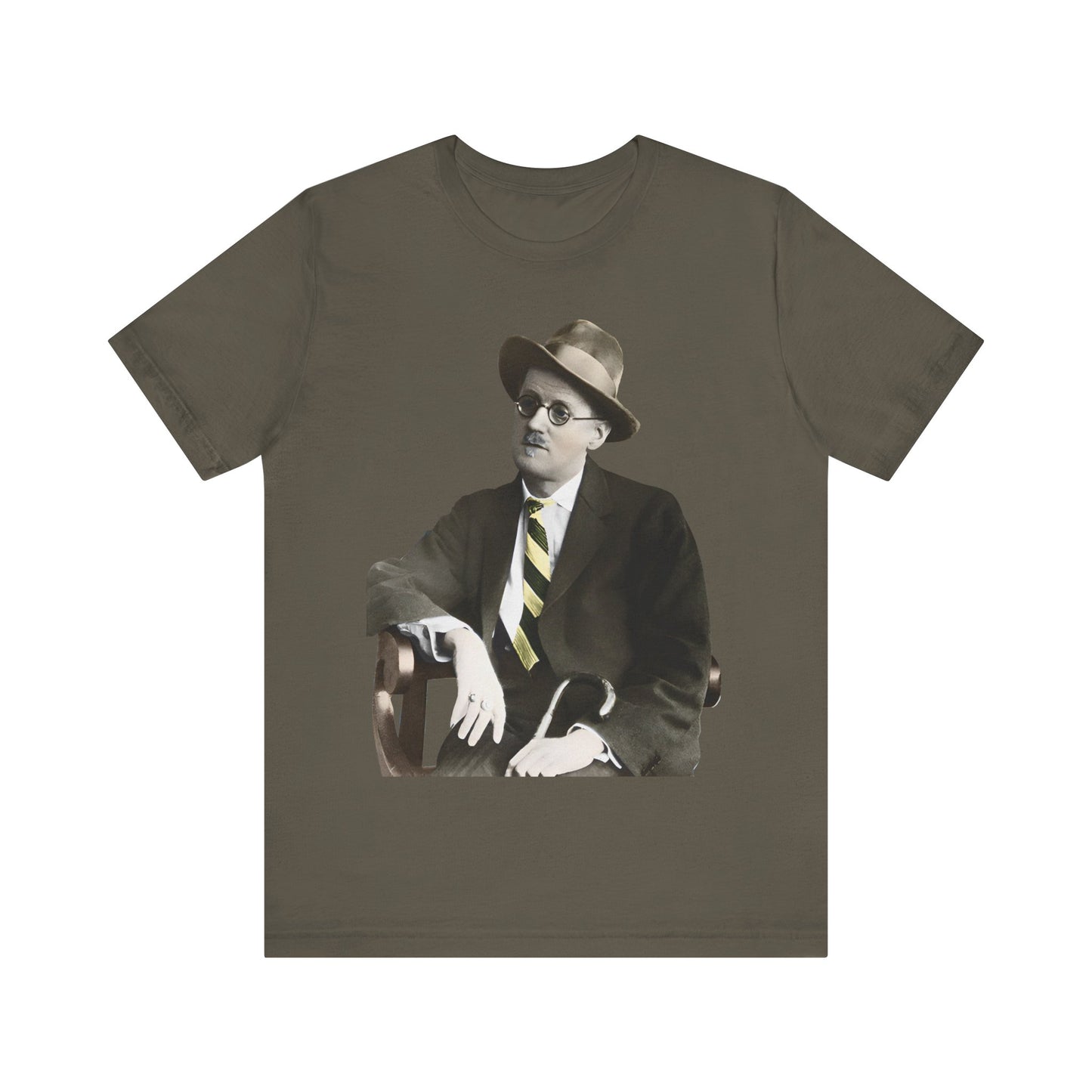 james joyce portrait colourized tshirt whatmart