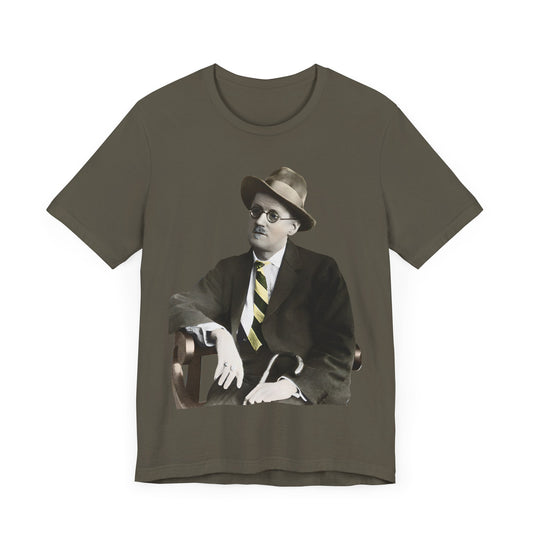 james joyce portrait colourized tshirt whatmart