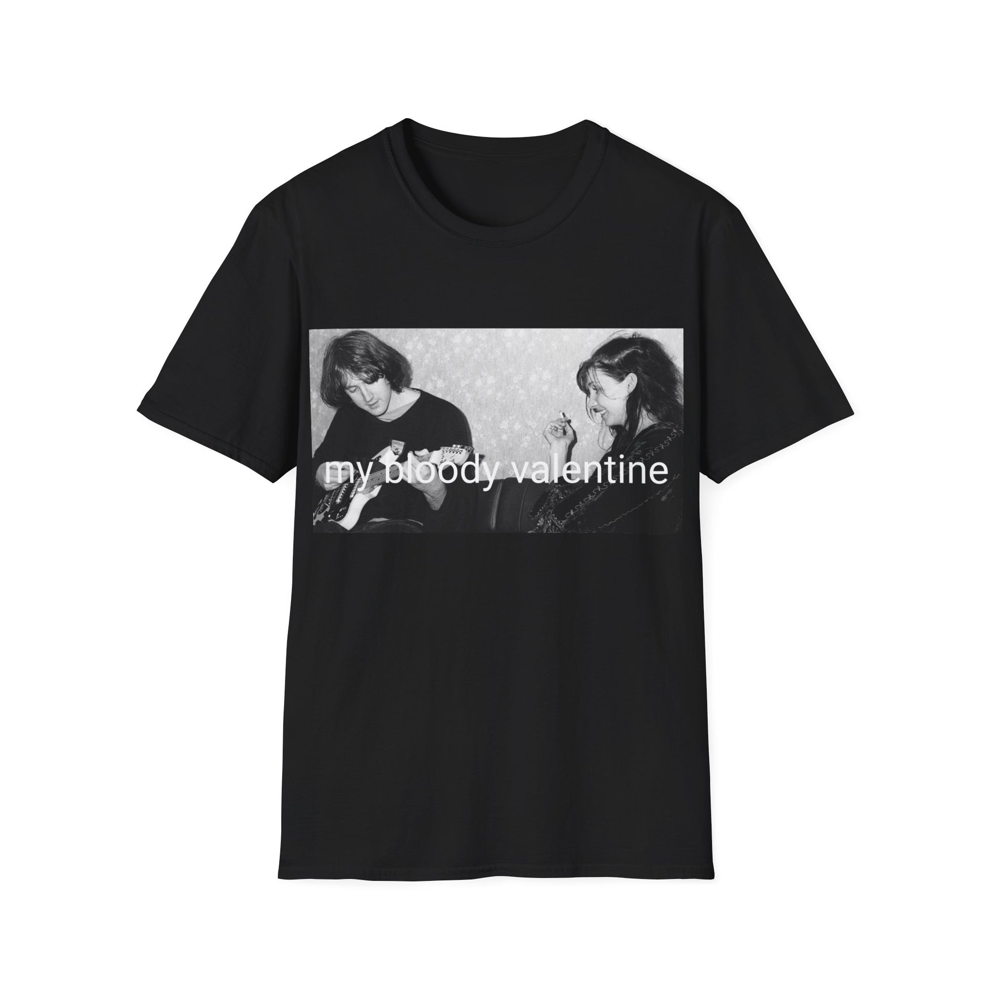 kevin shields and belinda butcher sitting on a couch tshirt whatmart