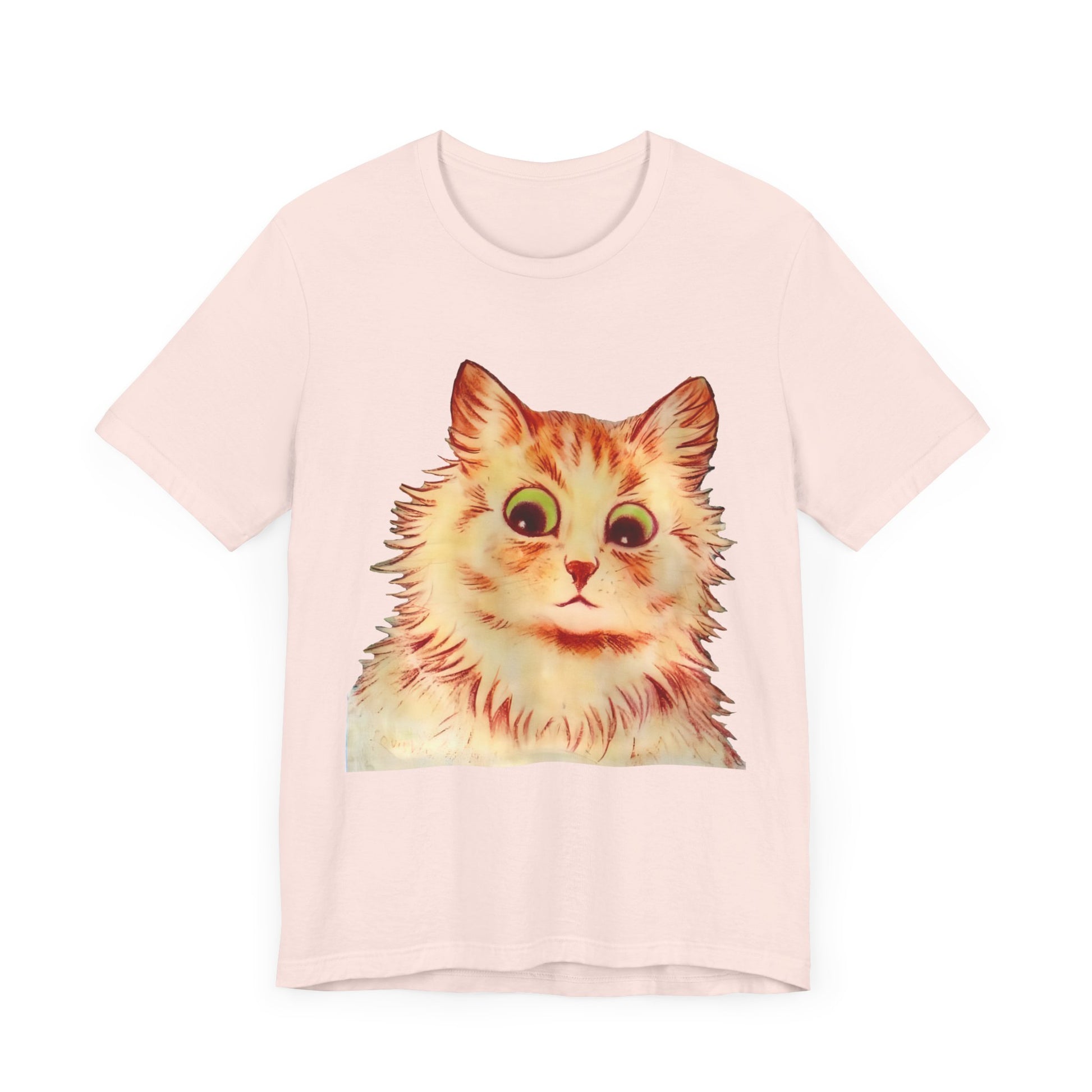 louis wain anthropomorphized cat painting another orange cat tshirt whatmart