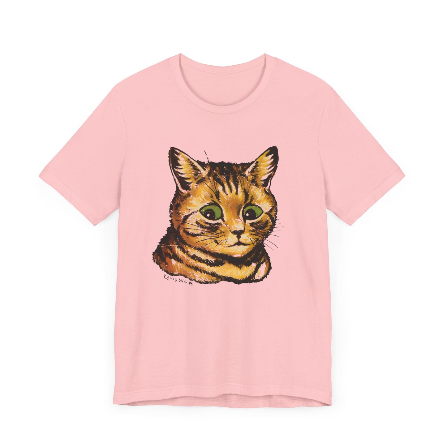 louis wain anthropomorphized cat painting orange cat tshirt whatmart