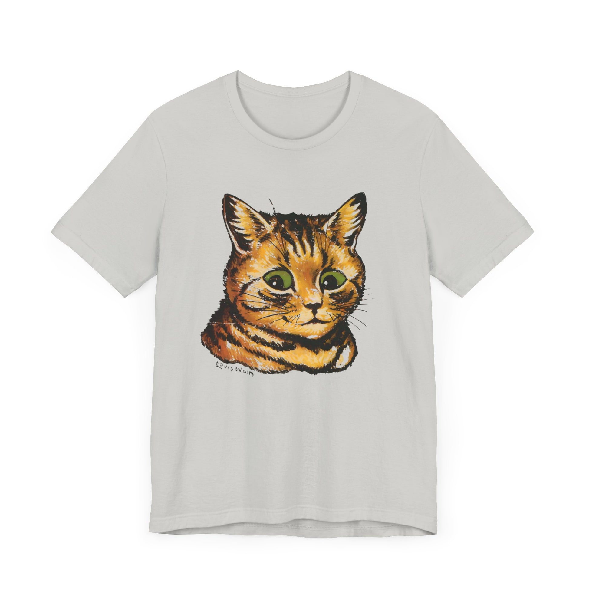 louis wain anthropomorphized cat painting orange cat tshirt whatmart