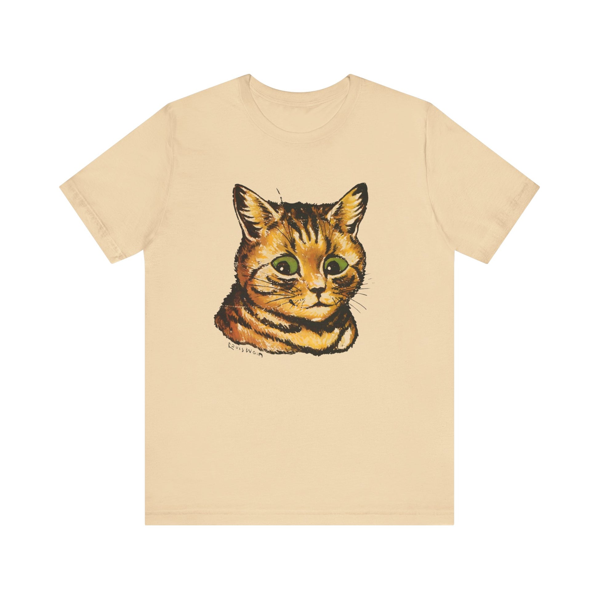 louis wain anthropomorphized cat painting orange cat tshirt whatmart