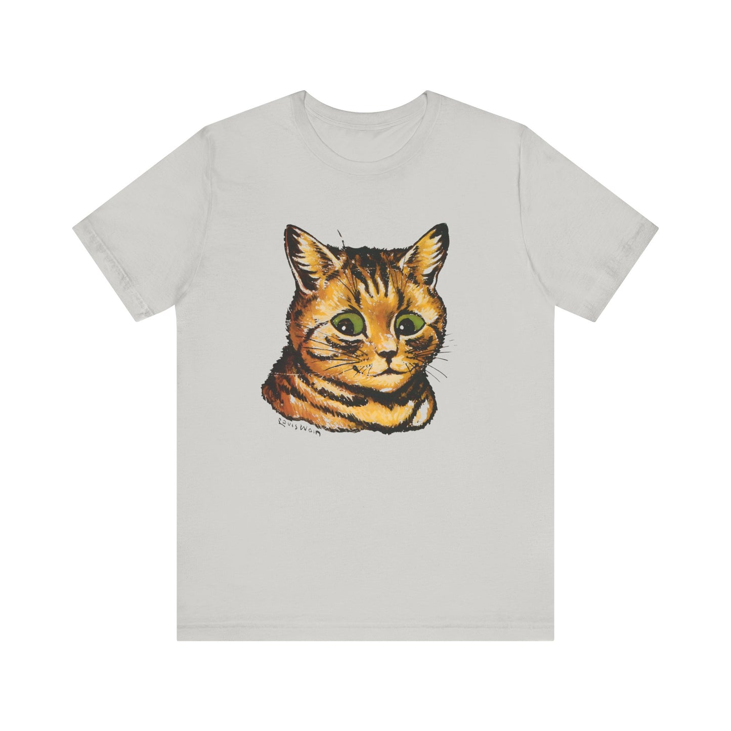 louis wain anthropomorphized cat painting orange cat tshirt whatmart