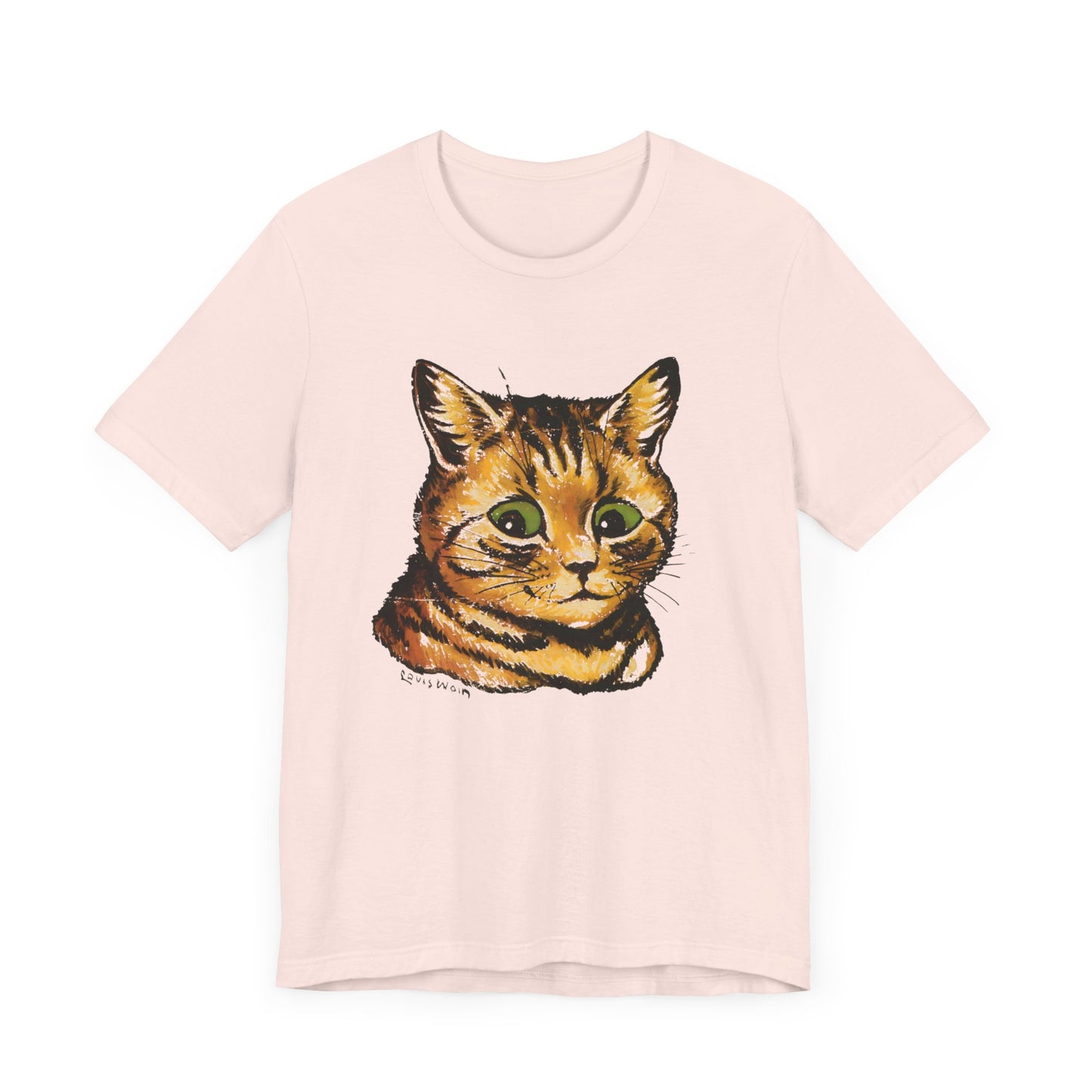 louis wain anthropomorphized cat painting orange cat tshirt whatmart