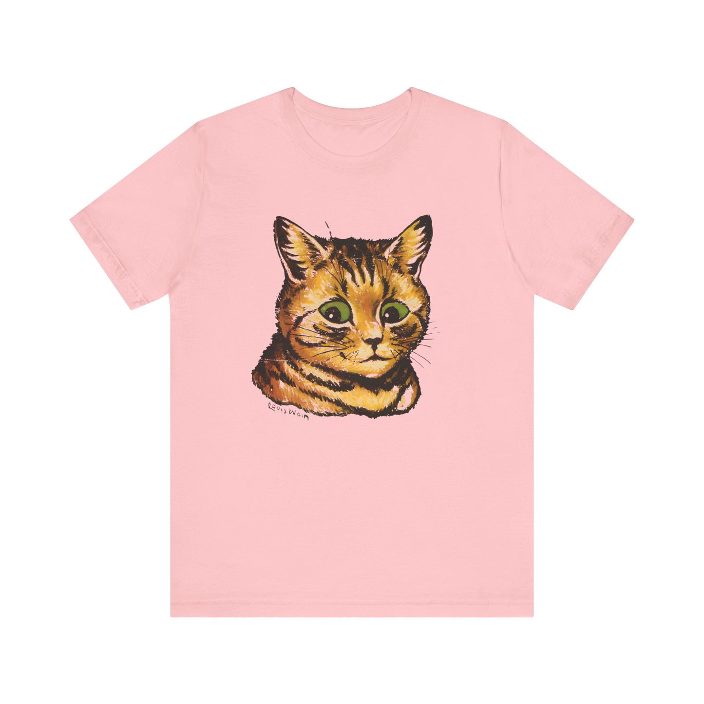 louis wain anthropomorphized cat painting orange cat tshirt whatmart