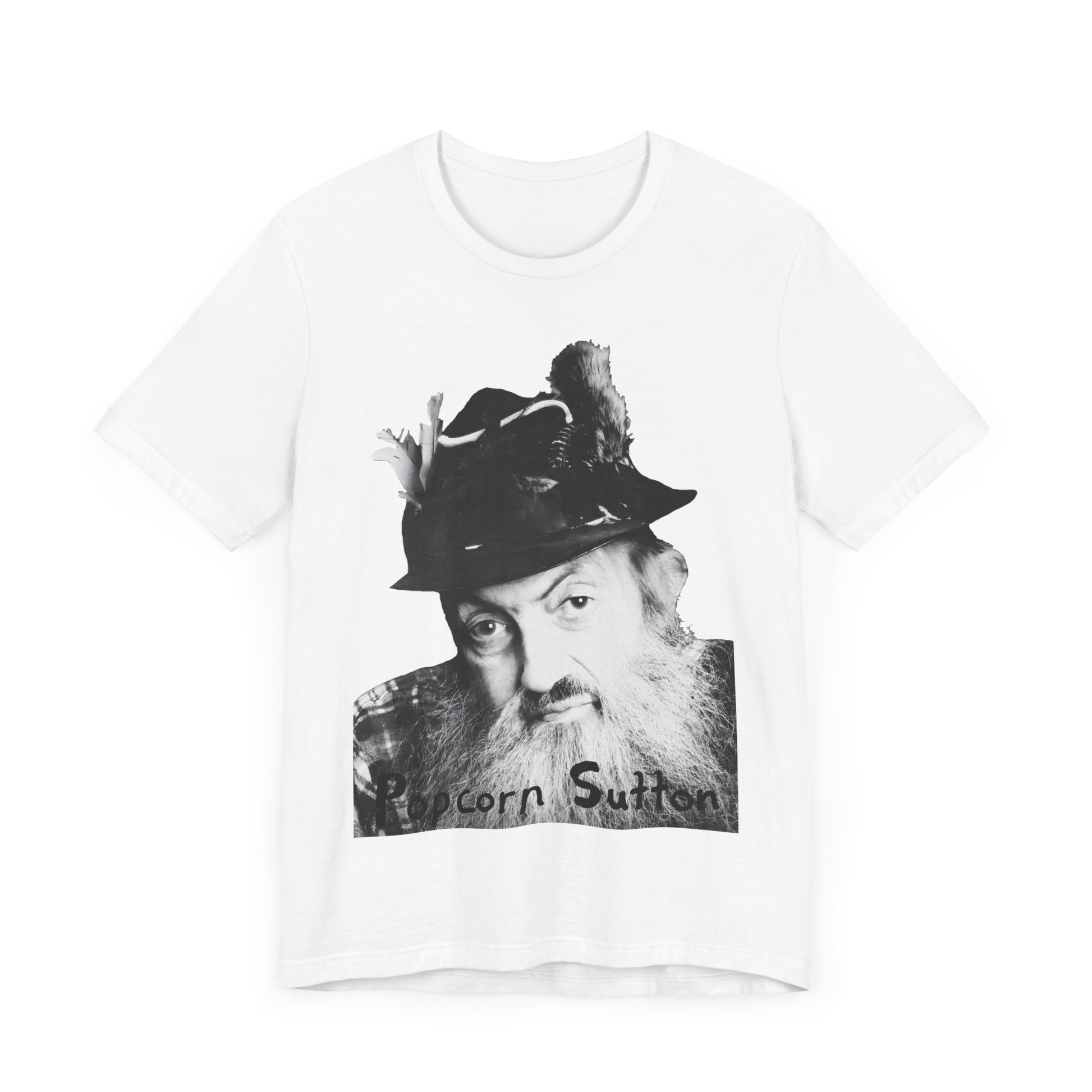 popcorn sutton with his hat tshirt whatmart