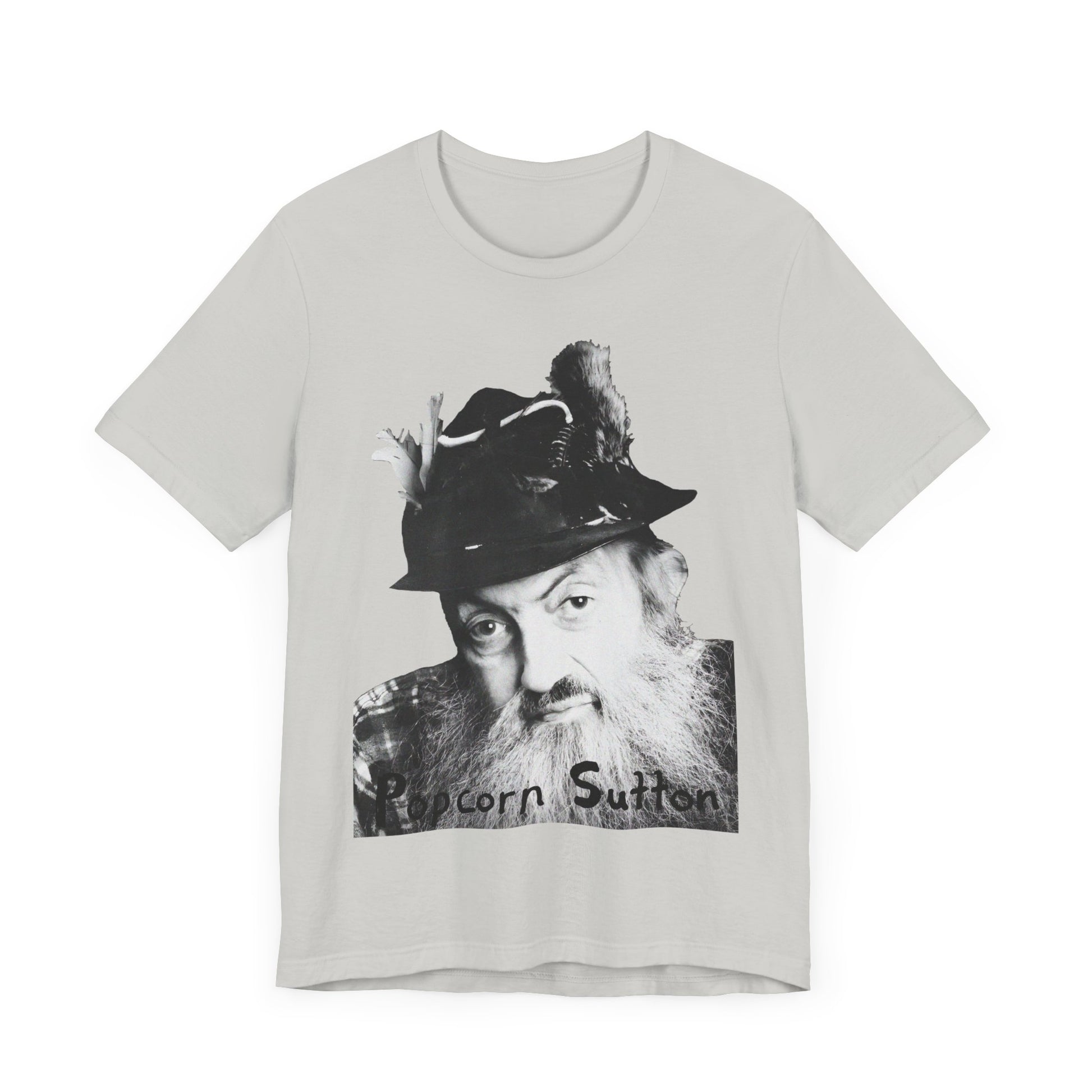 popcorn sutton with his hat tshirt whatmart