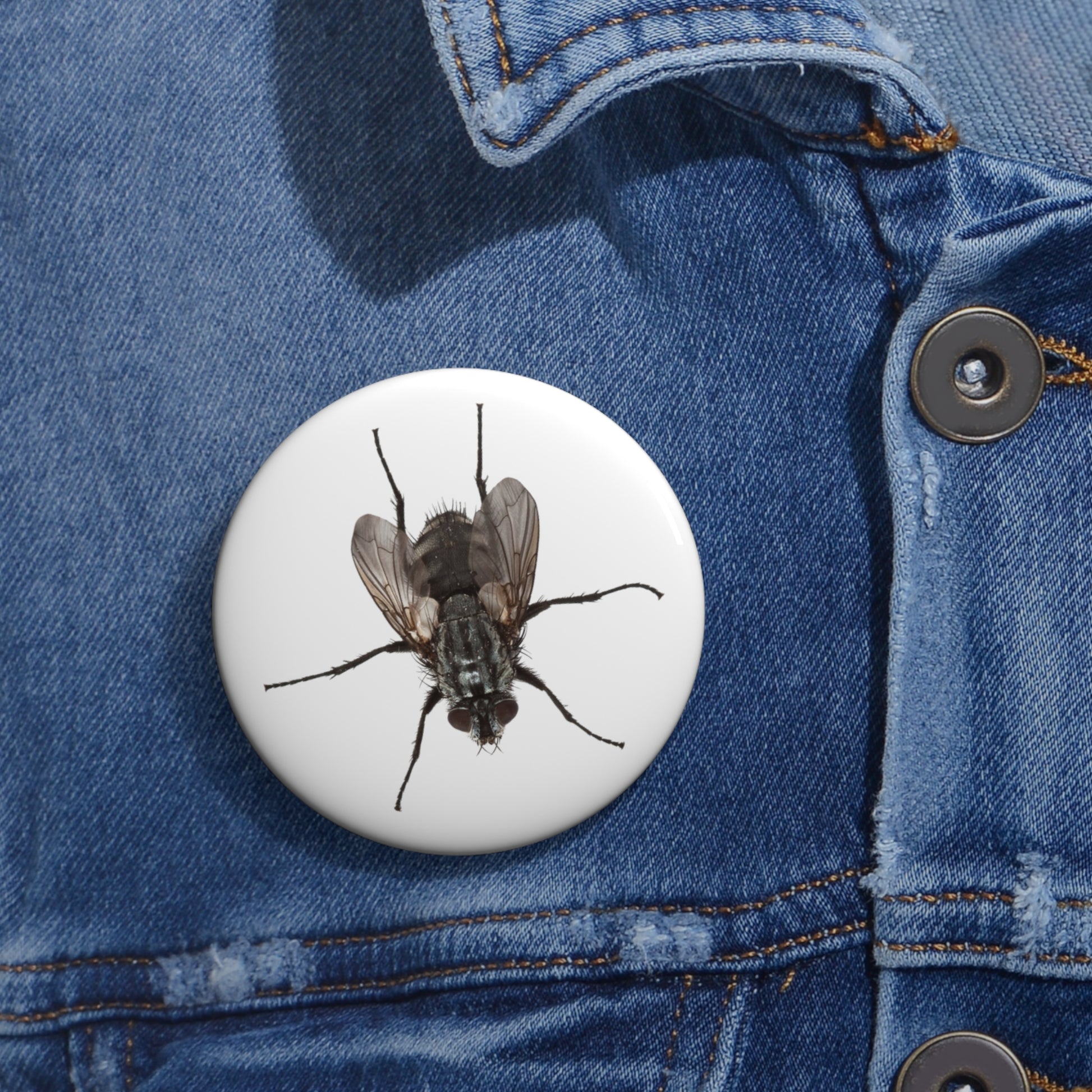 realistic fly custom pin buttons whatmart