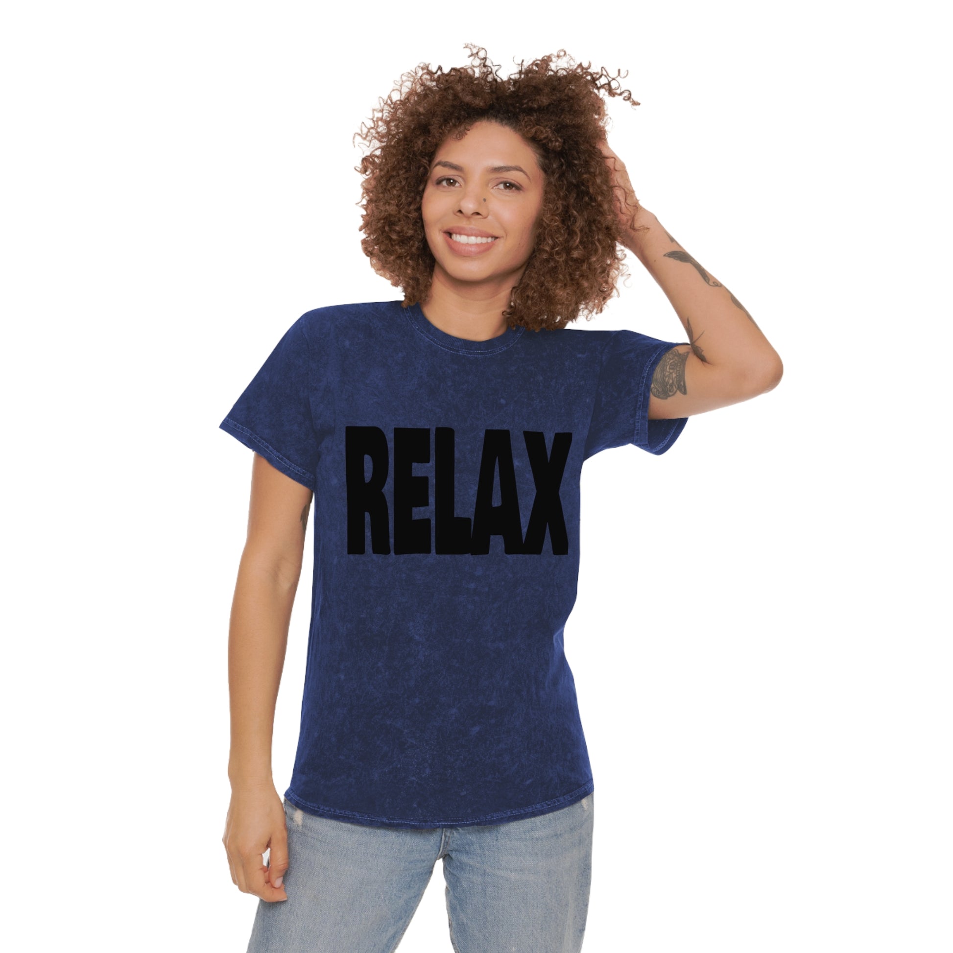 relax unisex mineral wash tshirt whatmart