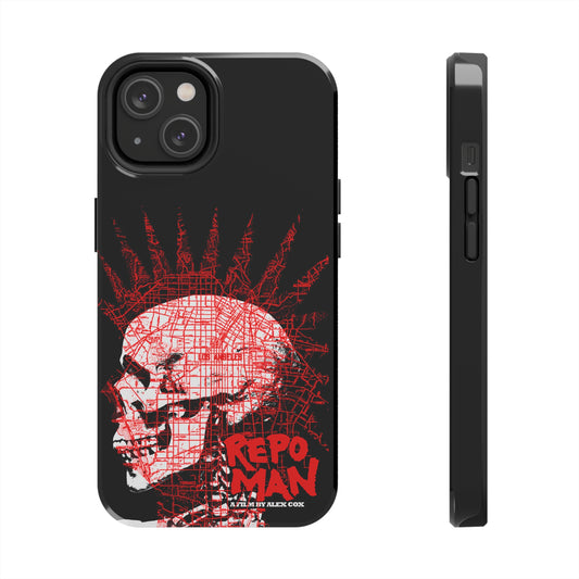 repo man skull punk red tough phone case whatmart