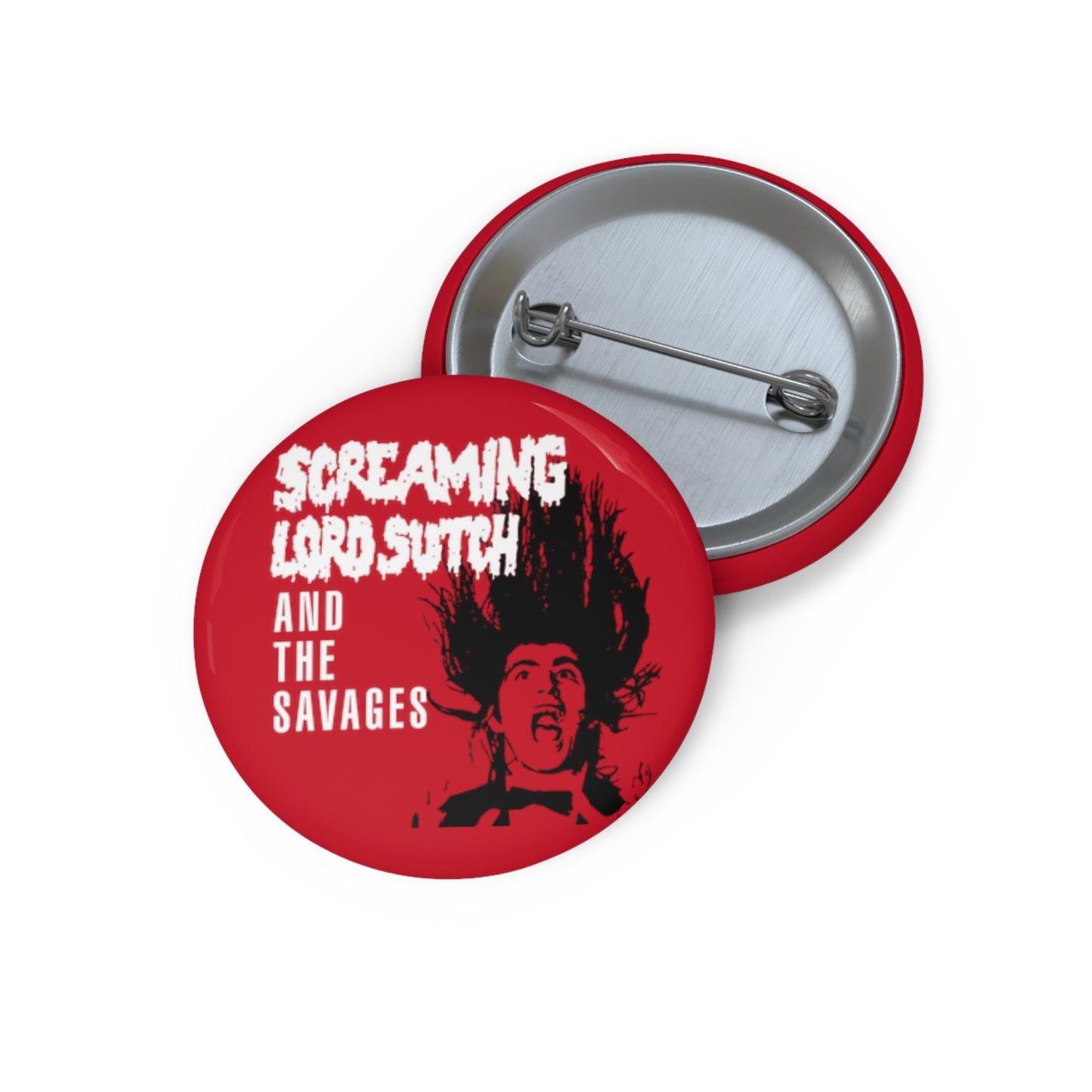 screaming lord sutch and the savages custom pin button whatmart