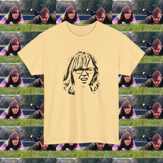 emily skeggs dinner in america weird girl photocopy style fan art tshirt