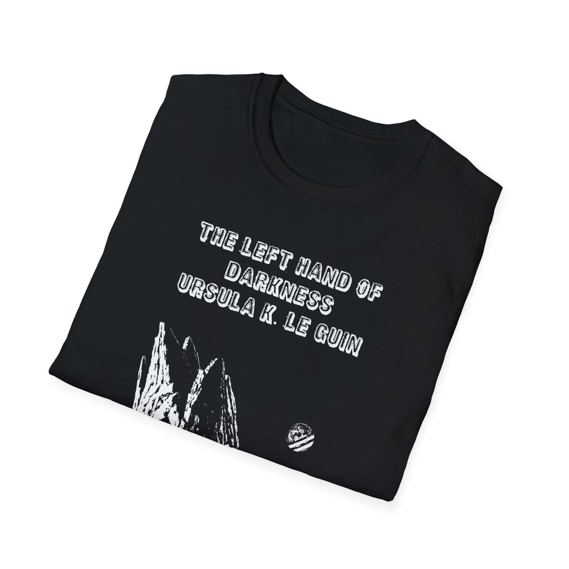 ursula k le guin the left hand of darkness book cover tshirt whatmart