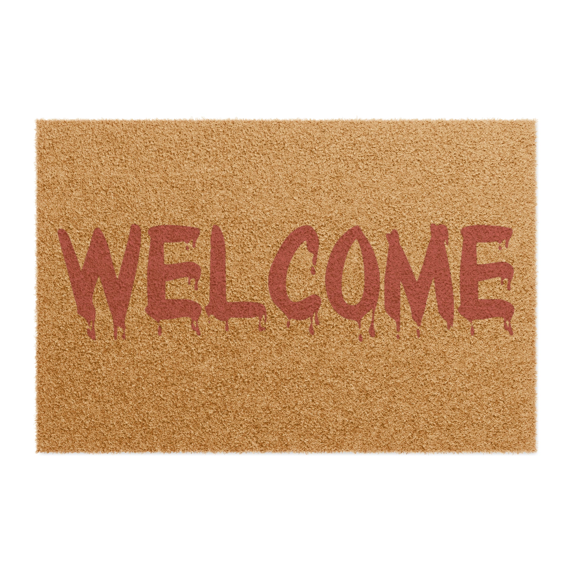 welcome in bloody font doormat whatmart